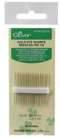 1016261 CLOVER GOLD EYE SHARPS NO 10