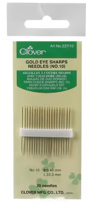 1016261 CLOVER GOLD EYE SHARPS NO 10