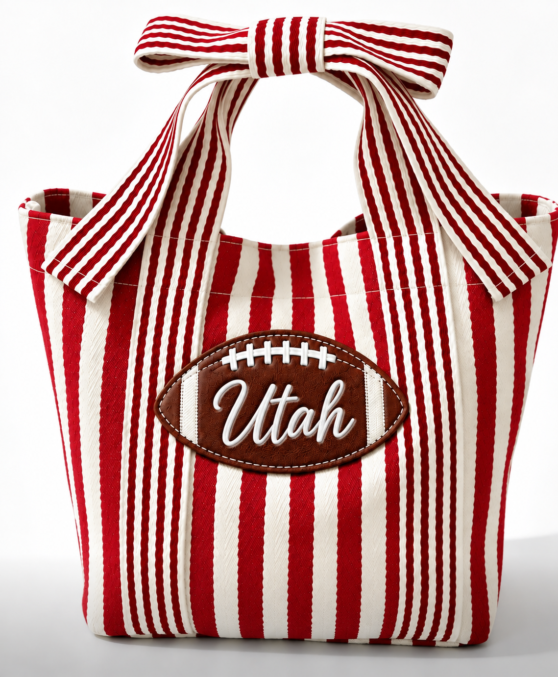 Bow Handbag - Football Patch Customizable