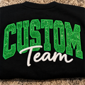 Custom Glitter Applique Sweatshirt