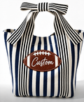 Bow Handbag - Football Patch Customizable