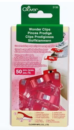 1024 CLOVER WONDER CLIPS 50 PC